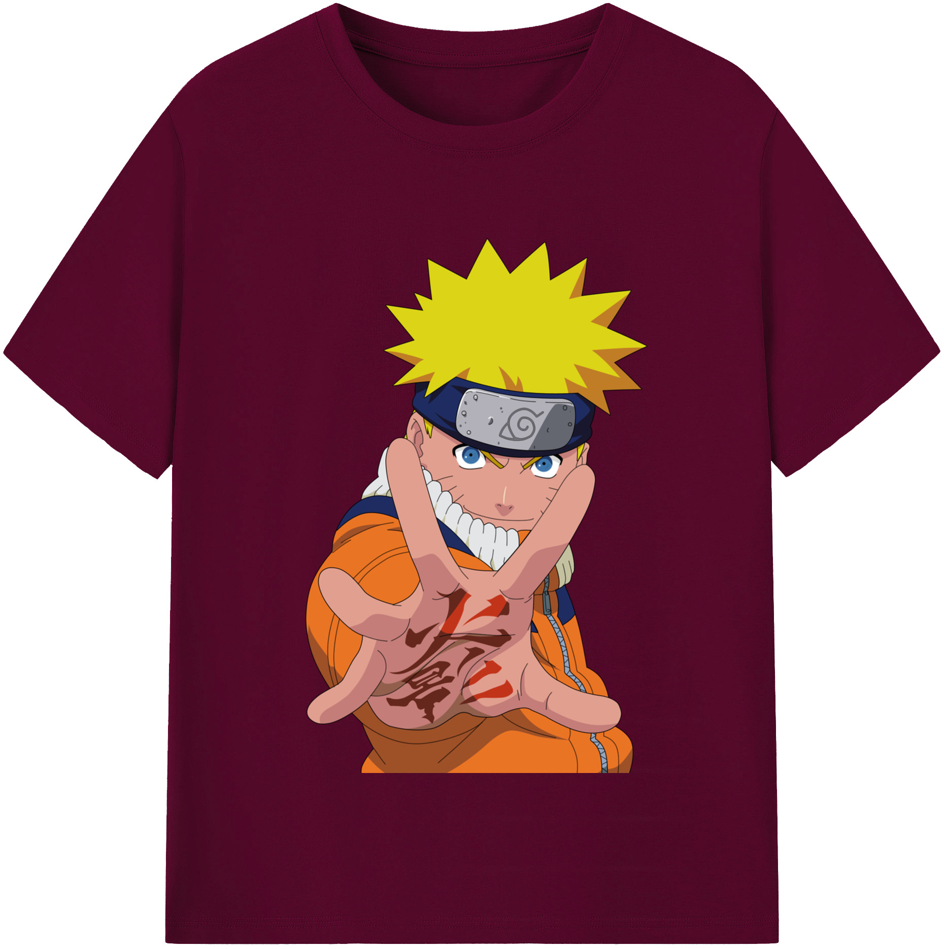 （画像用） NARUTO -ナルト- うずまき ナルト Uzumaki Naruto レディースカジュアルプリントTシャツ（綿100％）